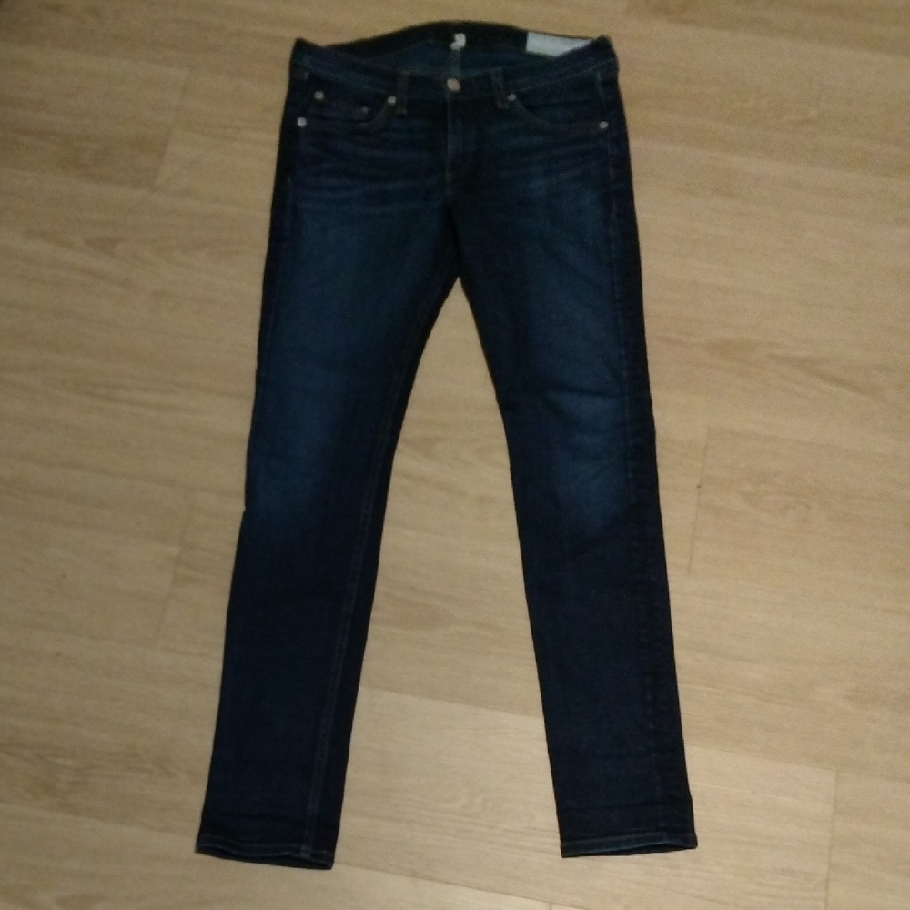 RAG & BONE- Dark Wash Low Rise Skinny Jeans Size 29